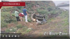 Volcadura de vehículo en la autopista Orizaba–Puebla genera movilización de emergencia