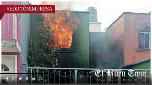 Llamas reducen casa a cenizas; TRAGEDIA EN RÍO BLANCO