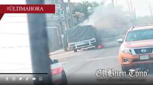 Camioneta se incendia en la carretera Fortín-Huatusco; Moviliza a cuerpos de emergencia
