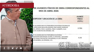 ¡AVANCE DE OBRA AL 4 % Y ASÍ LO APROBÓ EL CABILDO DE CÓRDOBA!
