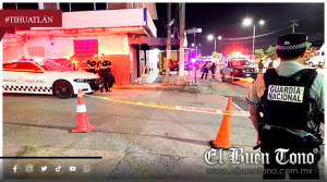 Rafaguean bar en Tihuatlán; 4 personas resultan heridas frente a retén policiaco