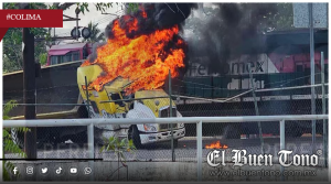 Cae estadounidense tras n4rcobloqueos en Colima; reportan enfrentamientos, vehículos incendiados y dos abatidos