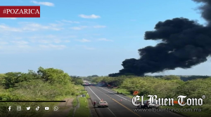 Volcadura de pipa con diésel provoca cierre total en la autopista Cardel–Poza Rica