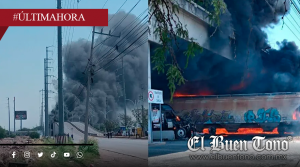 Fuerte choque entre tren y pipa en Querétaro deja incendio y posible saldo fatal