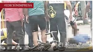 ¡Lesi0nados 10 ciclistas! Espectador ebrio provoca accidente múltiple