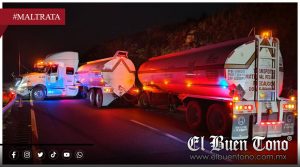 Escuadramiento de tractocamión en la autopista Esperanza–Maltrata