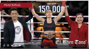 Mexicana hace historia con nocaut en Tailandia y conquista título mundial de Muay Thai