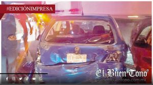 Tráiler embiste siete vehículos; SE QUEDA SIN FRENOS