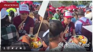 VIDEO|Entre banda, propaganda y charcutería: La celebración política que desató críticas