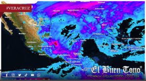 Frente frío mantiene evento de norte y lluvias en Veracruz
