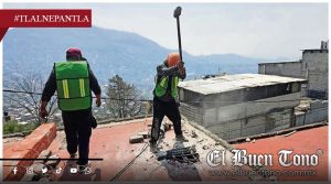 Demuelen viviendas en zona del Cerro del Chiquihuite afectada por deslave de 2021