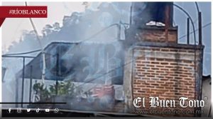VIDEO|Incendio en vivienda de Río Blanco moviliza a Bomberos Metropolitanos