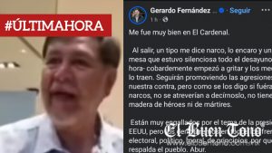 “¡Ratero! ¡Narco! ¡Cobarde!”: ciudadanos encaran a Gerardo Fernández Noroña en restaurante del Centro Histórico