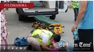 Atropellan a estudiante de secundaria en Potrero Nuevo; fue auxiliada por Protección Civil