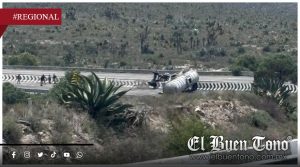 Volcadura de pipa cierra autopista Acatzingo–Esperanza