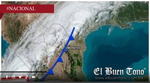 Frente frío fuera de temporada impactará a México con lluvias y fuertes rachas de viento