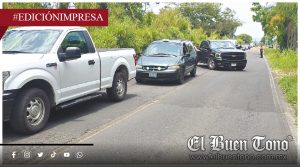 Frenón provoca choque; tres lesionados