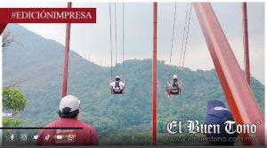 Inaugura Ixtac parque extremo; añade bicicletas aéreas y columpios