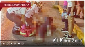 Choque de motos; tres lesi0nados