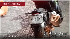 Muɛrɛ motociclista tras derrapar en Potrerillo Pueblo, Ixtaczoquitlán