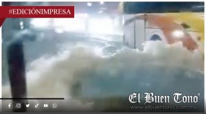 Colapsa red de drenaje; INUNDACIONES EN LAS CALLES
