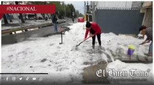 Granizada en Puebla provoca inundaciones y caos vial