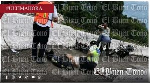 Motociclista resulta lesi0nado en la autopista Orizaba–Ciudad Mendoza; autoridades mantienen cierre parcial en la zona