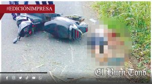 Queda grave al derrapar; motociclista No traía casco