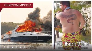 ¡SE LE QUEMA EL MA-YATE! Zenyazen navegaba en la Riviera