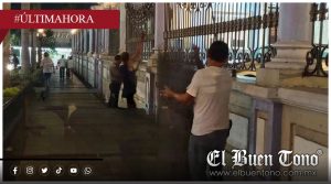 Colocan malla en la Catedral de Córdoba previo al desfile del 21 de mayo