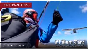 Impactante choque en el aire: Paracaidista sobrevive tras ser embestida por avioneta en Austria