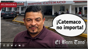 Acusan a Gómez Cazarín de meter mano en Hospital de Catemaco; Anuncian huelga