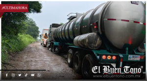 Rescatan pipa antes de ser arrastrada por la corriente en Tezonapa