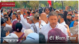 Bloqueo en CDMX rumbo al Estadio Azteca: policía y “cinturón de paz” frenan avance de manifestantes
