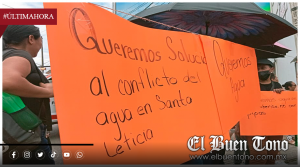 PERSISTE FALTA DE AGUA EN SANTA LETICIA; VECINOS ACUSAN DESVÍO A EL CAMPESTRE, DONDE VIVE DIRECTOR DE HIDROSISTEMA