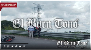 Motociclista resulta lesionado tras derrapar en Amatlán