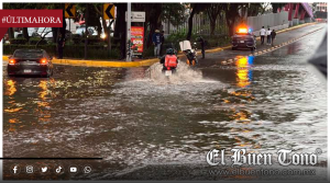 Colapsa Tlalpan por fuerte lluvia en CDMX; hay inundaciones y caos vial (+Video)