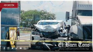 Identifican a mujer fallecida en fatal accidente sobre la autopista Orizaba-Córdoba