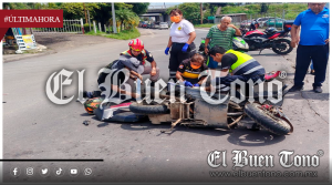 Motociclista resulta lesionado tras ser impactado por un vehículo en Fortín