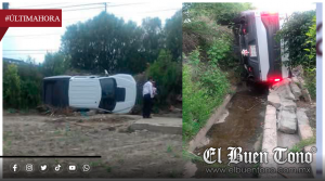 💥 Vuelca camioneta en la autopista Puebla–Orizaba