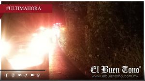 Cierre total pasando el puente del río Jamapa rumbo a Huatusco por deslave