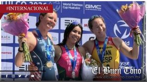 Mexicana es campeona en la Copa del Mundo de Triatlón en Huatulco