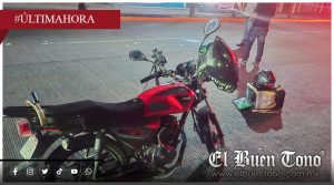 Repartidor de tacos derrapa en su motocicleta sobre bulevar Fortín-Córdoba