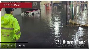 Inundaciones paralizan zonas de CDMX; Tren Ligero y Cablebús resultan afectados