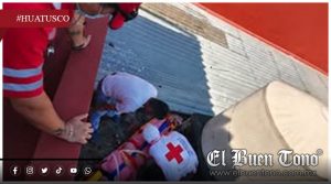 Mujer resulta lesionada tras caer de una planta alta en Huatusco