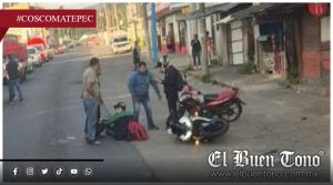 Estudiantes sufren accidente en motocicleta sobre la carretera Fortín-Huatusco