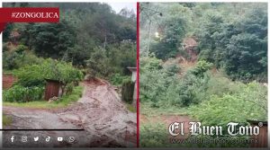 Lluvias provocan derrumbes, inundaciones y afectaciones carreteras en las Altas Montañas