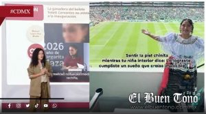 Gobierno desmiente que Yolett Cervantes, ganadora del boleto de Sheinbaum, no asistiera al Mundial