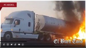 Se incendia tráiler cisterna en la carretera Cardel–Palma Sola