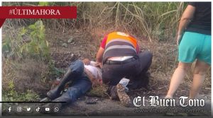 Motociclista derrapa en la carretera Joachin–Mata Redonda
